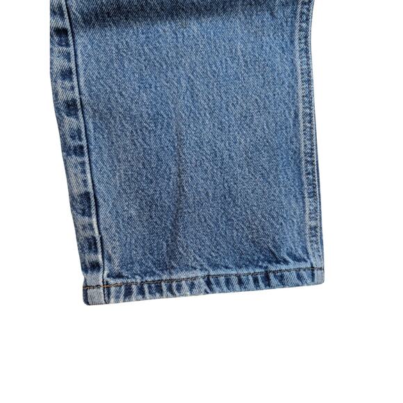 DESTROYED Vintage 90s Y2K WRANGLER Denim Jeans 31x29 ACTUAL Workwear Grunge Dad - Picture 9 of 9